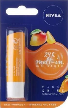 Бальзам для губ Nivea Тропічне манго, 4.8 г