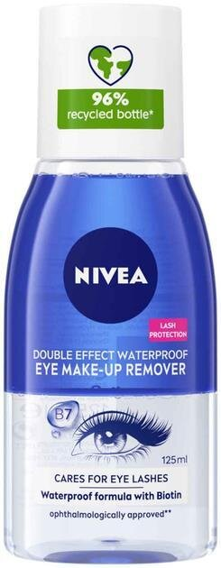 Засіб для зняття макіяжу з очей Nivea Подвійний ефект (81182), 125 мл