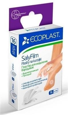 Пластир медичний Ecoplast SaliFilm (СаліФілм) для видалення бородавок, 16 штук