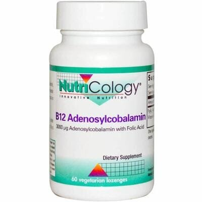 Вітамін В12 (аденозилкобаламін) Nutricology B12 Adenosylcobalamin, 60 таблеток