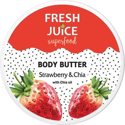 Крем-олія для тіла Fresh Juice Superfood Strawberry & Chia 225 мл