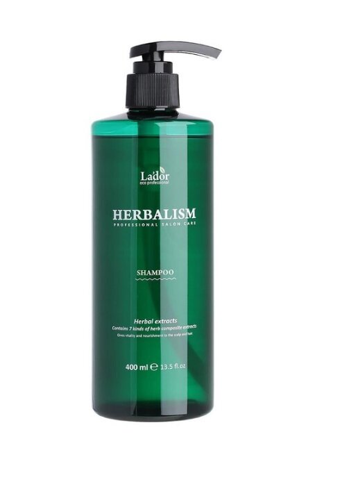 Шампунь Lador Herbalism Shampoo на основі трав'яних екстрактів, 400 мл