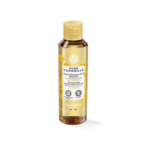 Олія для демакіяжу Yves Rocher Pure Camomille з Ромашкою для чутливої шкіри, 150 мл