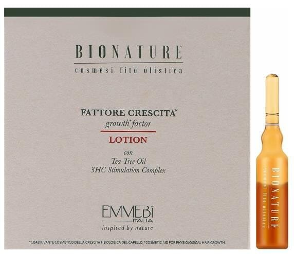 Ампули для волосся Emmebi Italia Bionature фактор росту, 12 шт х 4 мл