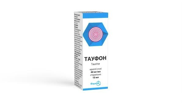 Тауфон краплі оч. 40 мг/мл по 10 мл у флак.