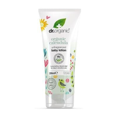 Лосьйон для тіла Dr. Organic дитячий з календулою без аромату, 200 мл