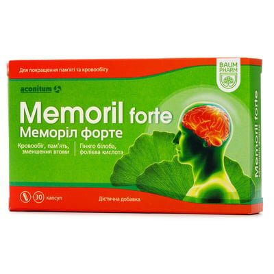 Меморіл форте Baum Pharm капсули №30
