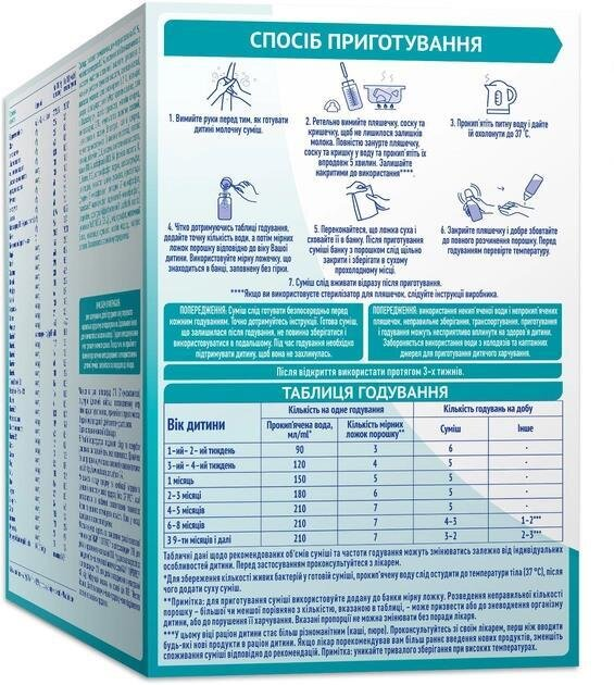 Суміш суха молочна NAN 1 Optipro для дітей від народження, 1050 г (2 упаковки по 525 г)