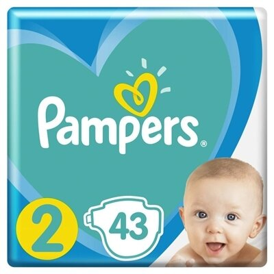 Підгузки дитячі Pampers Active Baby розмір 2, 4-8 кг, 43 шт
