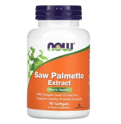 Со Пальметто екстракт NOW Saw Palmetto Extract м'які капсули №90