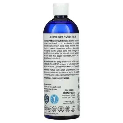 Ополіскувач для порожнини рота мінеральний Trace Minerals ConcenTrace Mineral Mouth Rinse, 473 мл