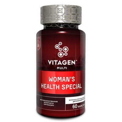 Вітаджен №34 WOMEN HEALTH SPECIAL капсули №60