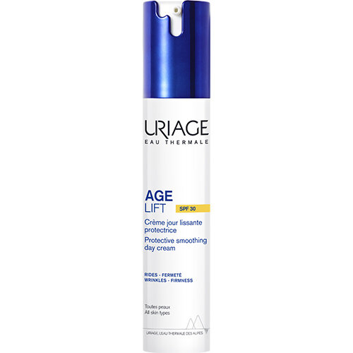 Крем для обличчя Uriage Age Lift SPF30 денний захисний розгладжуючий, 40 мл