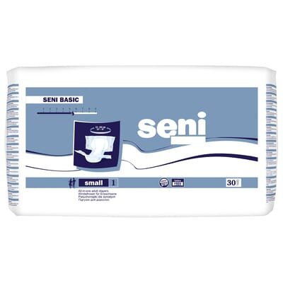 Підгузки для дорослих Seni Basic small, розмір 1, 30 штук