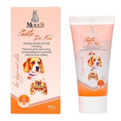 Паста ModeS Paste Dr.KIS Urinary для захисту сечовивідних шляхів котів та собак, 50 г