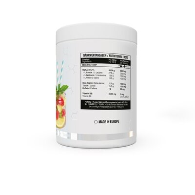 Комплекс амінокислот MST Nutrition BCAA Energy полуниця-лайм, 315 г