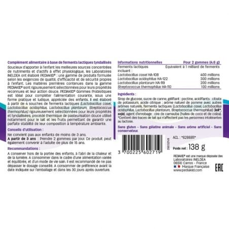 Педіакід PEDIAKID Gommes Probiotic Ведмежуйки Пробіотики жувальні пастилки №60