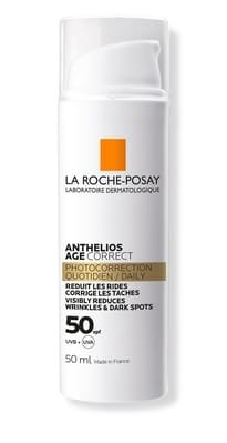 Засіб сонцезахисний La Roche-Posay Anthelios Age Correct проти зморшок і пігментації для чутливої шкіри, SPF50, 50 мл