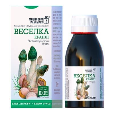 Гриб Веселка (Сморчок) краплі по 100 мл у флак.