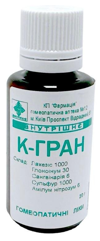 Комплекс К-гран КП Фармація гранули по 20 г у флак.