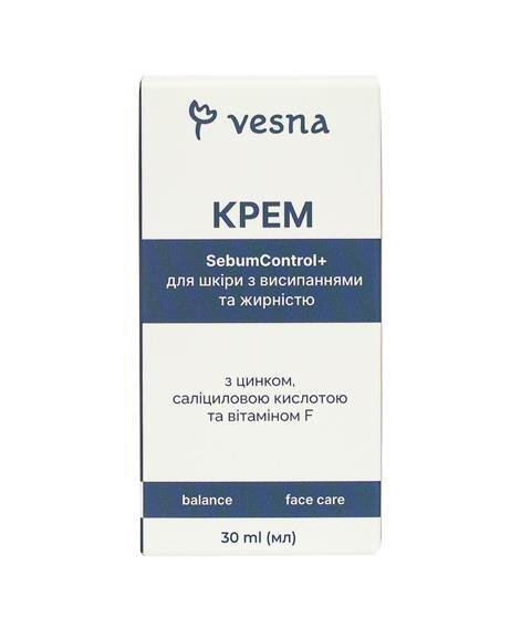 Крем для обличчя Vesna для проблемної шкіри, 30 мл