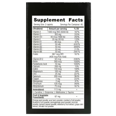 Мультивітамінна формула для чоловіків VPLab Ultra Men's Sport Multivitamin Formula, 90 каплет