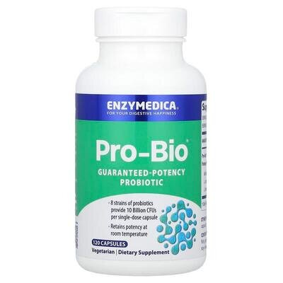Пробіотики Про-Біо Enzymedica Pro-Bio, 120 капсул