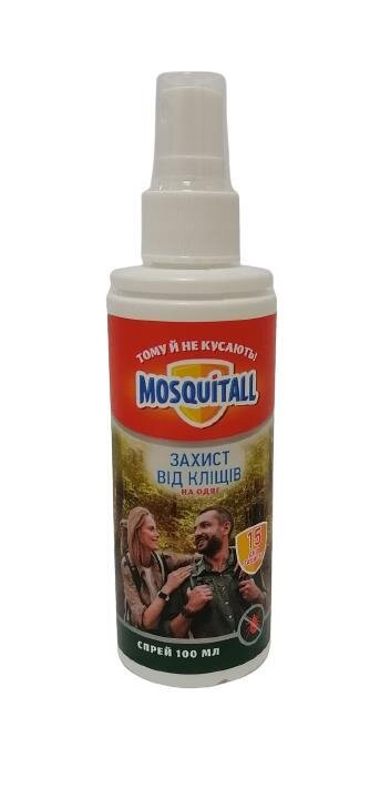 Спрей Mosquitall Захист від кліщів на дикій природі 15 днів захисту, 100 мл