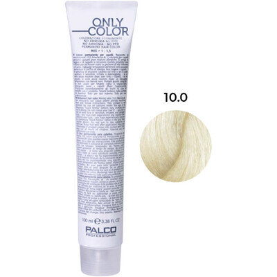 Крем-фарба для волосся Palco Professional Only Color безаміачна № 10.0 блонд платиновий екстра, 100 мл
