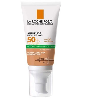 Гель-крем сонцезахисний La Roche-Posay Anthelios XL матуючий, з тонуючим ефектом, SPF 50+, 50мл