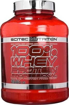 Протеїн Scitec Nutrition 100% Whey Protein Prof, ваніль, 2350 г