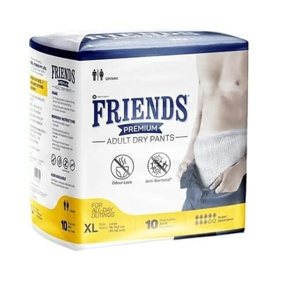 Підгузки-трусики для дорослих Friends Premium, розмір XL, 10 штук