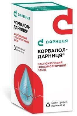 Корвалол-Дарниця краплі ор., р-н по 40 мл у флак.