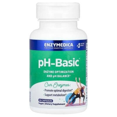 Травні ферменти Enzymedica pH-Basic, 90 капсул