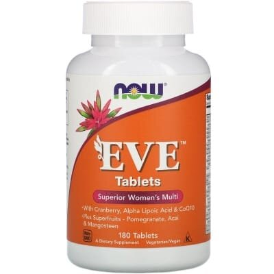 Мультивітаміни для жінок NOW EVE Women's Multi таблетки №180