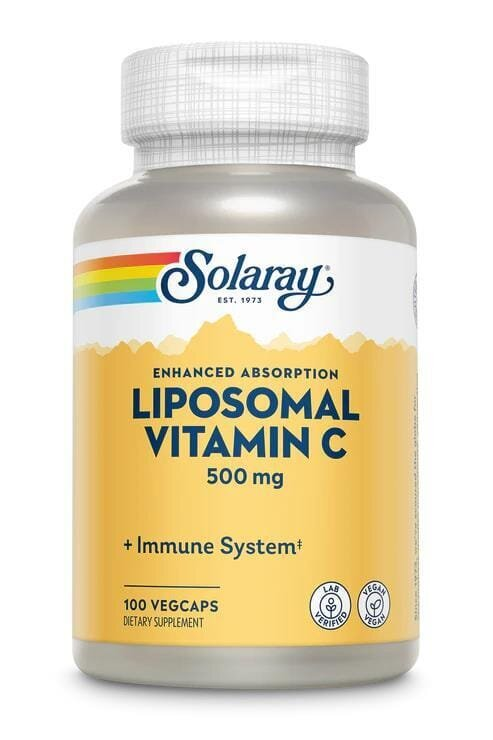 Вітамін С ліпосомальний Solaray Liposomal Vitamin C 500 мг, 100 рослинних капсул