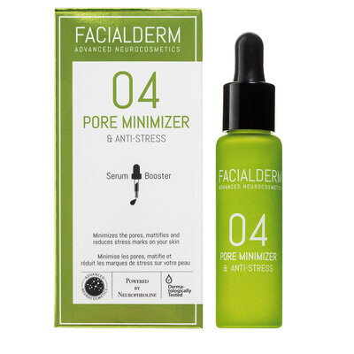 Сироватка-бустер для обличчя Facialderm 04 звуження пор і антистрес, 30 мл