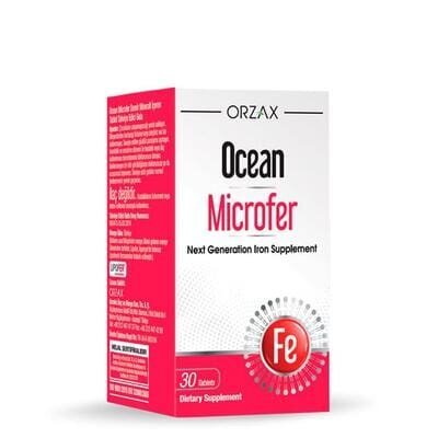 Залізо Orzax Ocean Microfer, 30 таблеток