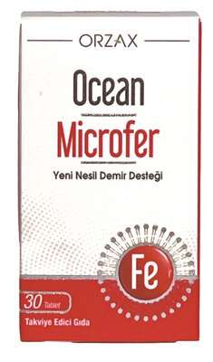 Залізо Orzax Ocean Microfer, 30 таблеток