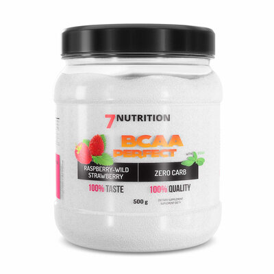 Амінокислота 7Nutrition BCAA Perfect Raspberry-Wild Strawberry, 500 г