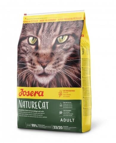 Корм сухий для дорослих кішок Josera NatureCat беззерновий, 10 кг