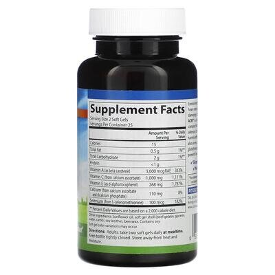 Вітамінно-мінеральний комплекс Carlson Labs Aces + selenium, 50 гелевих капсул
