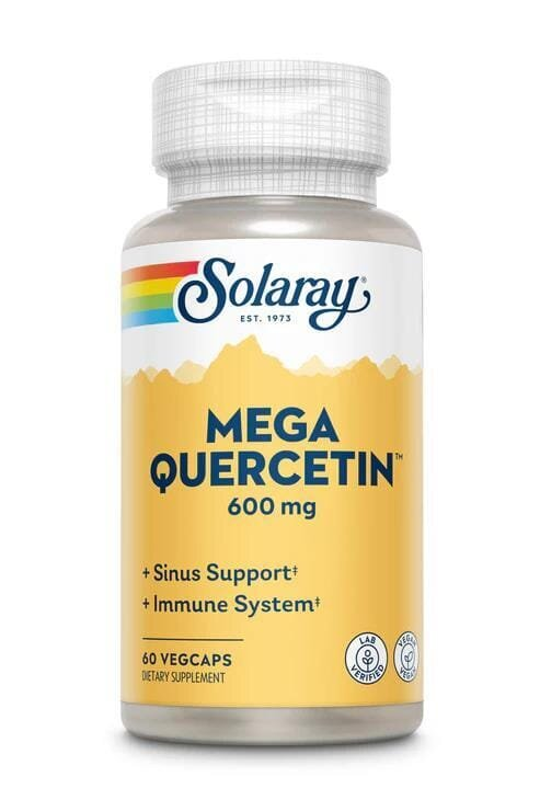 Кверцетин Solaray Mega Quercetin, 60 веганських капсул
