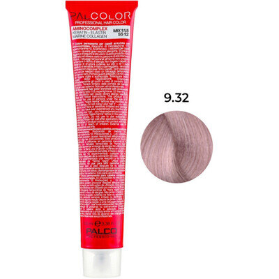 Крем-фарба для волосся Palco Professional Color № 9.32 блонд екстра-світлий фіолетовий золотистий, 100 мл