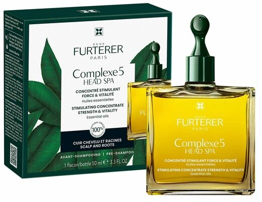 Концентрат Rene Furterer Complexe 5 стимулюючий рослинний з розігріваючими ефірними маслами, 50 мл