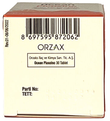 Цинк піколінат Orzax Ocean Picozinc, 30 таблеток