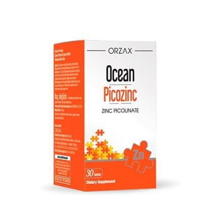 Цинк піколінат Orzax Ocean Picozinc, 30 таблеток