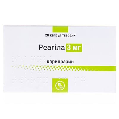 Реагіла капсули тв. по 3 мг №28 (7х4)