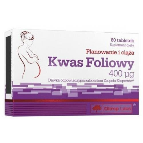 Фолієва кислота Olimp Kwas Foliowy 400 мг, 60 таблеток