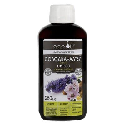 Солодка + Алтей-Екооіл сироп по 250 г у флак.